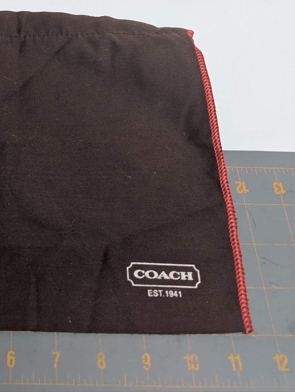 Coach Drawstring Dust Bag Clutch Size - Picture 5 of 6